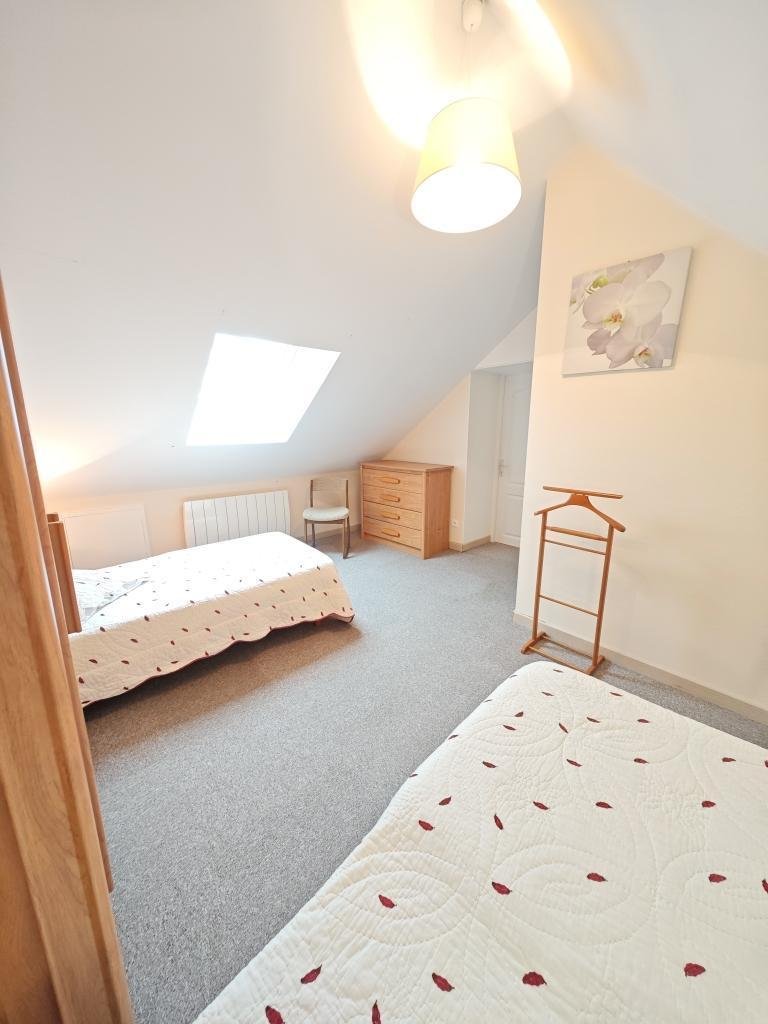 Chambre 2 sous charpente au gîte Le Bois Nillon en Sologne