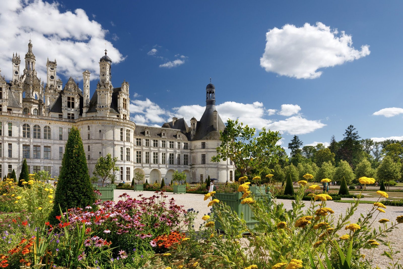 Jardins à la française du château de Chambord
