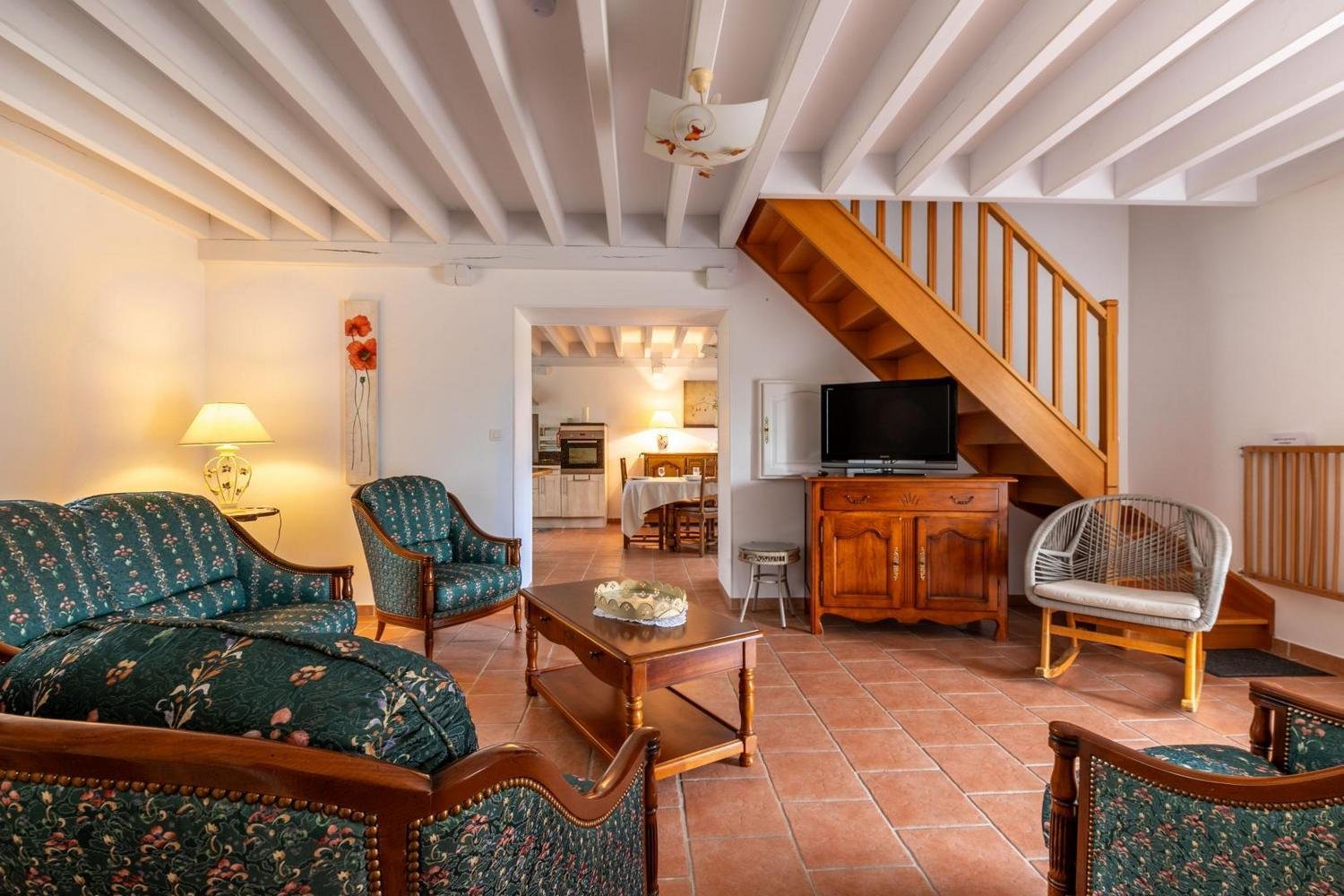 Salon du gîte Le Bois Nillon à Crouy-sur-Cosson en Sologne